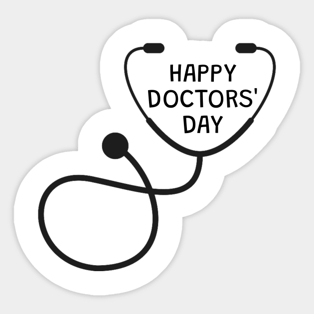 Happy Doctors' Day Sticker by Horisondesignz